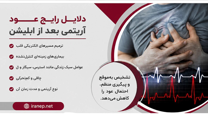 دلایل عود آریتمی بعد از ابلیشن